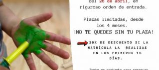 ¡ABIERTO PLAZO MATRÍCULA PRIMER CICLO INFANTIL! ¡ABIERTO PLAZO MATRÍCULA PRIMER CICLO INFANTIL!